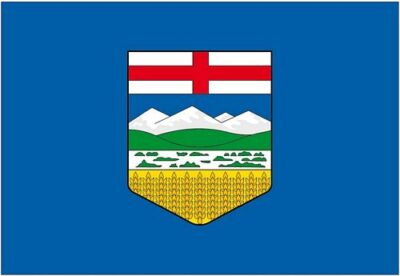Aufkleber Sticker Flagge Fahne Kanada - Alberta Autoaufkleber
