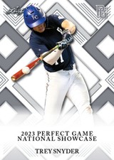 Trey Snyder 10-Count Lot 2023 Leaf Perfect Game Nike All-American Rookie