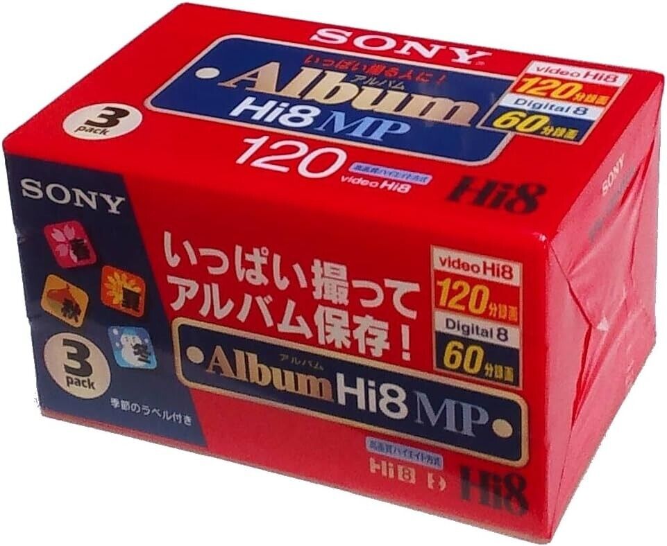 SONY Hi8 MP120 Video Cassette Tape From Japan NEW | eBay SONY Hi8 MP120 Video Cassette Tape From Japan NEW | eBay