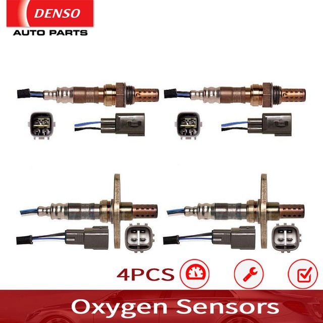 4PCS Up&Downstream-Denso Oxygen Sensor Fits 2000-2002 Toyota Tundra 4