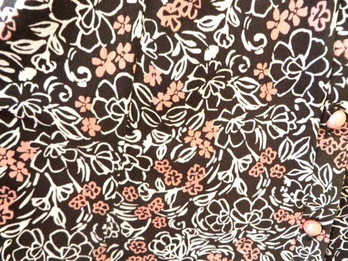 Bonnie Jean 2Pc Pink Brown Print S/S Dress w Pink Sweater Size 8 #10978 - Picture 3 of 6