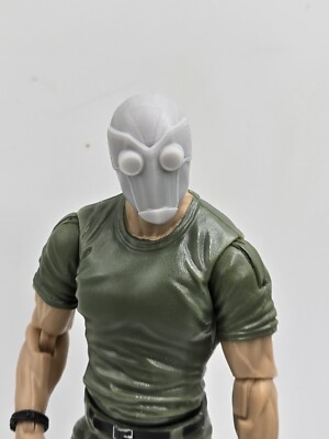 3d Printed WRAITH Head 1:18 3 3/4'' GI Joe 25th Anniversary B77