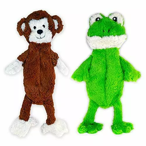 Flat squeaky dog clearance toys