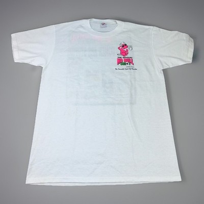 VTG 1993 No Bull Shirt Newspaper Graphic T-Shirt Men's L Jerzees 90s Novelty EUC