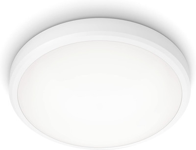 Philips LED Doris Bad Deckenleuchte 4000K 17W IP44 [Kaltweiß - Weiß] für