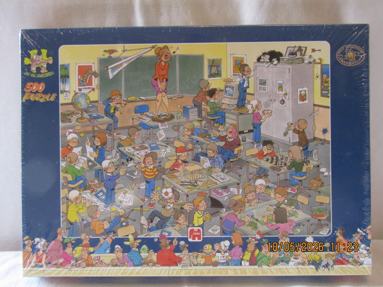 NEW FACTORY SEALED JUMBO 500 PIECE JIGSAW PUZZLE FIND THE MOUSE.