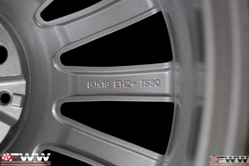 Оригинальное серебристое колесо BMW 2009-2019 18 дюймов 36116775407 - Изображение 4 из 4