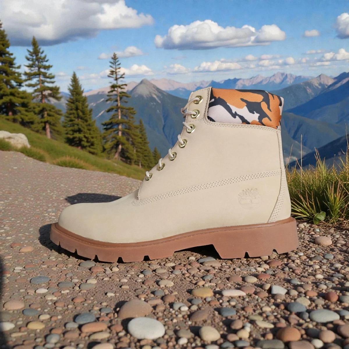 Timberland 迷彩男靴| eBay