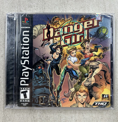 Danger Girls PS1 PlayStation One Game 2000 FACTORY SEALED TAB DOWN