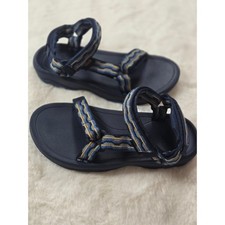 Teva Hurricane XLT2 Kids Sandals Navy Blue Multi Pattern 1019390C Size 2