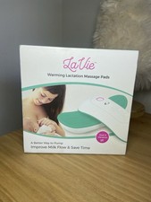 LaVie Warming Lactation Massager Pads USB Charge Cables / Storage Bag, Pre Owned