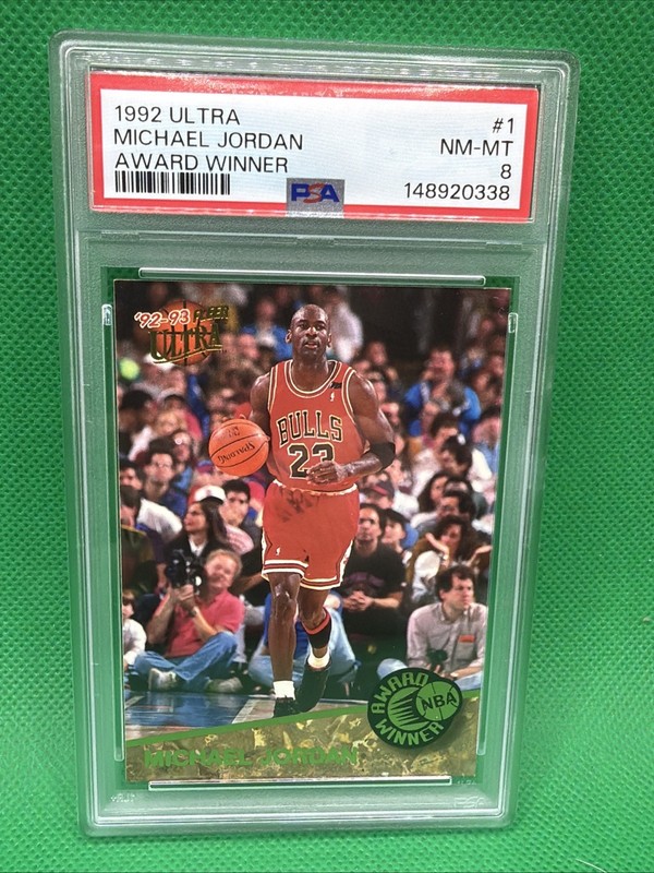 1992-93 Fleer Ultra - Award Winner Michael Jordan #1 Psa 8 Low Pop