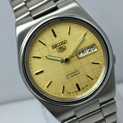 Seiko 5 Automatic 7S26-3130 Day/Date Vintage Men s Watch BDR76NRZ7