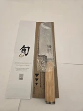 Premier Blonde 5.5" Nakiri Knife, Handcrafted Japanese Vegetable Knife, VG-MA...