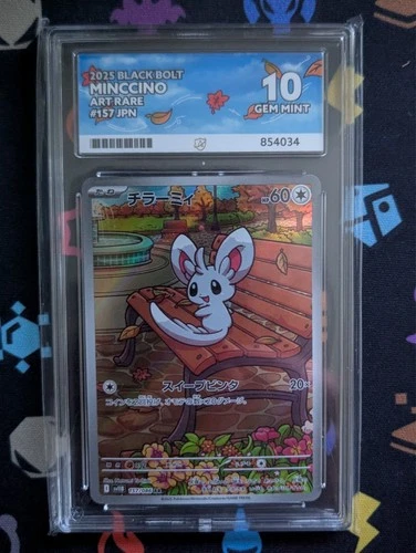 Minccino [157/086] Black Bolt [JPN] Art Rare Ace Grade 10