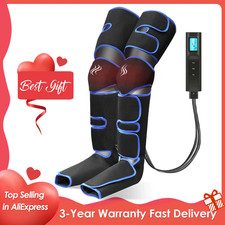 Electric Air Compression Leg Massager 360  Foot Calf Relaxation System Therapy