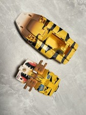 GI JOE Tiger force Tiger Fish And Tiger Paw Vehicle Shells Unbroken