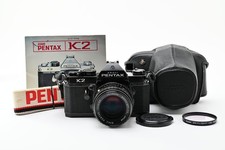 EXC 5 Pentax K2 Black 35mm Film Camera SMC 50mm F1.4 Lens from JAPAN 2973135