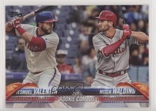 2018 Topps Update Rookie Combos Jesmuel Valentin Mitch Walding #US106 1k3
