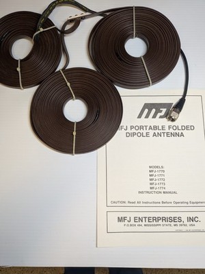 MFJ-1774   Dipole 40m 300 ohm twin lead antenna