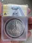 1877-s Trade Dollar Vf  Anacs