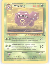 Weezing | 45/62 | Fossil | NM on eBay