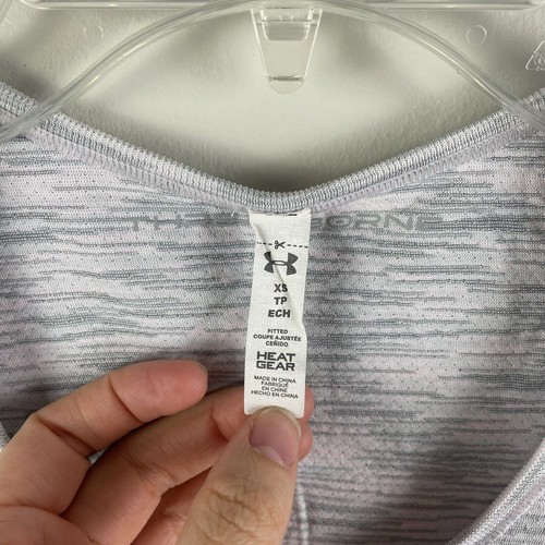 Under Armour Threadborne Heat Gear Fitted Size Extra Small Active Long Sleeve - Picture 3 of 9