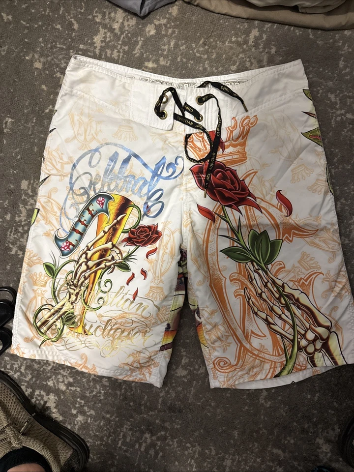 Christian Audigier доска шорты размер 30 винтажный - Изображение 2 из 3