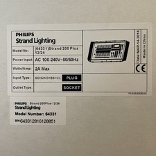 Philips 64331 Strand 200 Plus Series Lighting Control Desk 12/24 New In Box