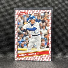 Robin Yount 2020 Panini Donruss Blue 💯 Border78/100  #233 Milwaukee Brewers 
