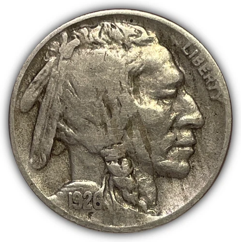 1926-D Buffalo Nickel Very Fine VF Coin #26540