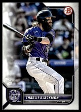 2022 Bowman Charlie Blackmon Colorado Rockies #75