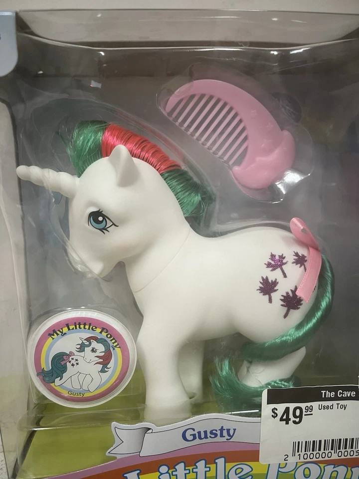 Коллекция My Little Pony Gusty Unicorn Pegasus MLP G1 Basic Fun 2019, открытая коробка - Изображение 2 из 3