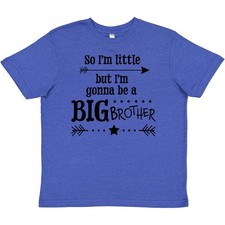 Inktastic So I'm Little, But I'm Gonna To Be A Big Brother Youth T-Shirt New Tee