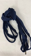 Lip Cord Trim Piping Cord Navy blueSatin Finish 3/8" - 4.75 yd. Craft Upholster
