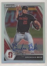 2021 Panini Prizm Draft Picks Silver Prizm Auto Brendan Beck #PDP55 Auto 09an