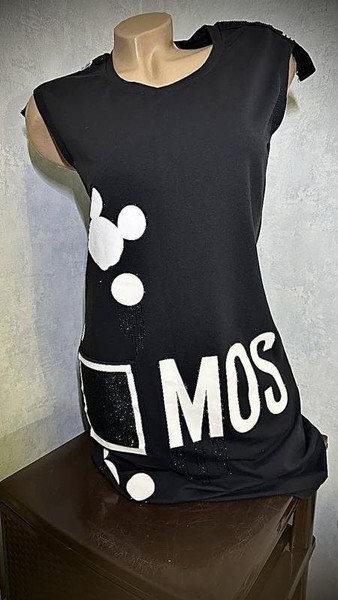 Women Moschino Dress Black Elastane 36 / S / 44