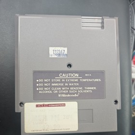 Jaws (Nintendo Entertainment System, NES 1987), Cartridge Only Tested