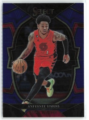 2022-23 Panini Select Concourse Anfernee Simons Portland Trail Blazers #42