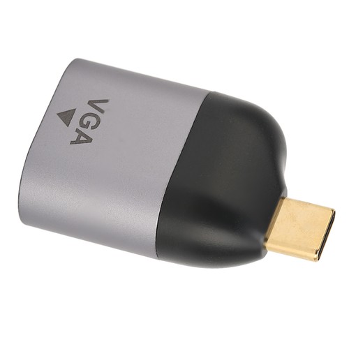 USB C To VGA Adapter For USB Type C To VGA Adapter Male To Female 1080P 60Hz NEW - Afbeelding 9 van 12