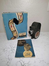 Vintage Bell  Howell 134 Movie 8mm Film Camera Made in USA Multi Lens Untested