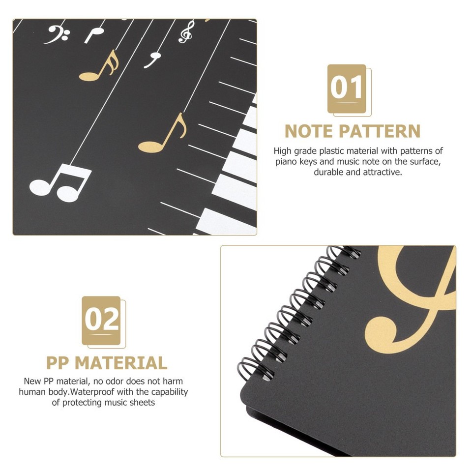 Practical Music File Folder Creative Music Score Folder Musical ...