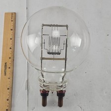 Vintage MAZDA 2000W 120V Spotlight Lamp Mogul Bi-Post Burn Base Down