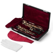 Oboe C Key Semi Automatic with Case Maintenance Supplies Set Gold Plated Entry M