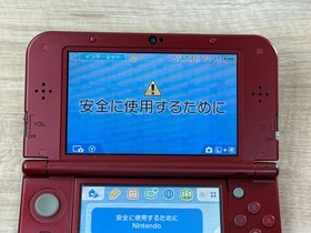 Nintendo New 3DS LL XL Metallic Red Console Tested Japan ver D6050