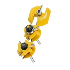 3x 1/4in Shank Router Sets Fit for manufacturing a wide range of door lines