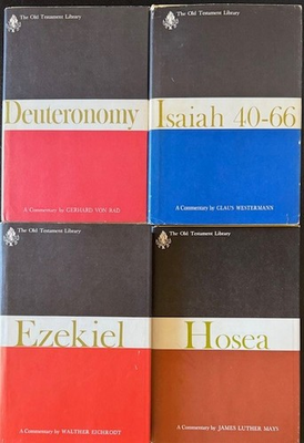 #ad Old Testament Library Lot of 4 Deuteronomy Isaiah 40 66 Ezekiel Hosea 1966 70 VG $35.95