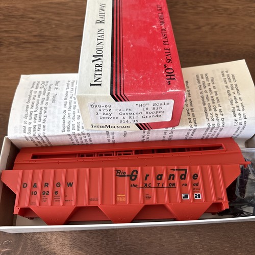 Kit Intermountain Railway HO DRG-08 3 bahías Cov Hopper Denver y Río Grande #10926 | Zustand: New