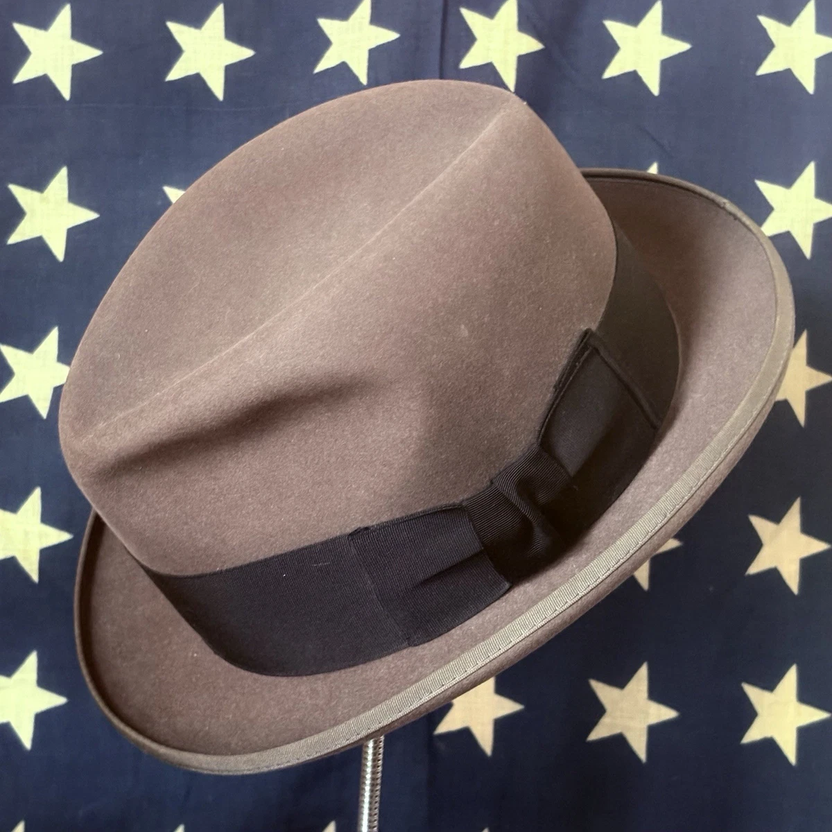 Fedora/Trilby Vintage Hats for Men 7 1/4 Size for sale | eBay