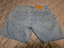 Vintage Levi s 550 Shorts Women s Size 12 Blue Denim Relaxed Fit / USA - 2477